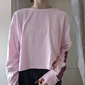 Pink long forever 21 sleeve